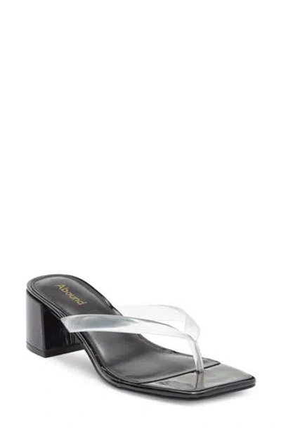 Abound Blayne Block Heel Sandal In Silver