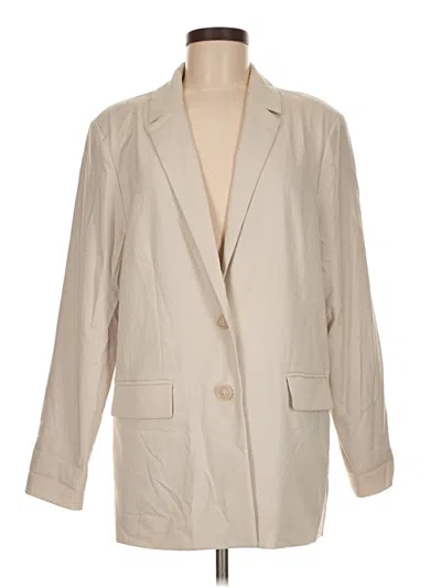 Pre-owned Abound Blazer Jacket In Ivory