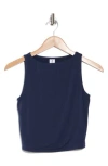 Abound Boat Neck Tank In Navy Iris