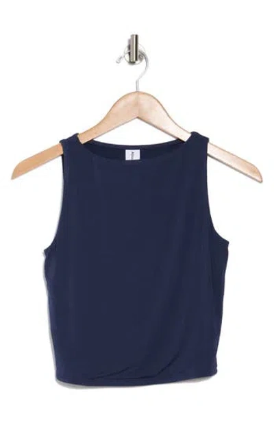 Abound Boat Neck Tank In Navy Iris