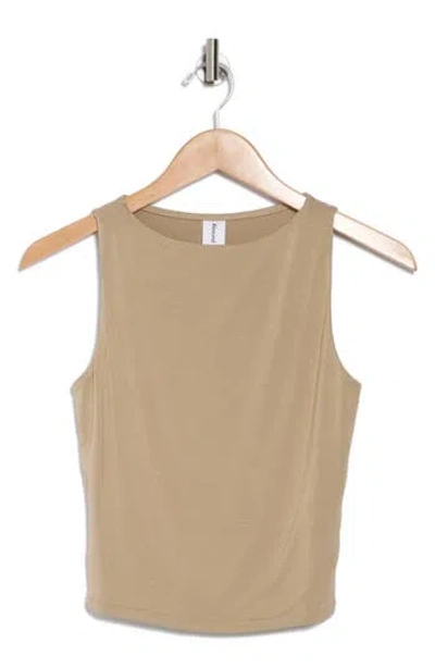 Abound Boat Neck Tank In Tan Savannah