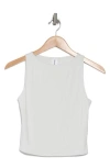 Abound Boat Neck Tank In White Blanc