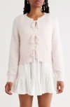 Abound Bow Front Cardigan In Pink