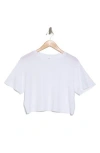 Abound Boxy Crop T-shirt In White