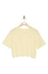 Abound Boxy Crop T-shirt In Yellow Clover