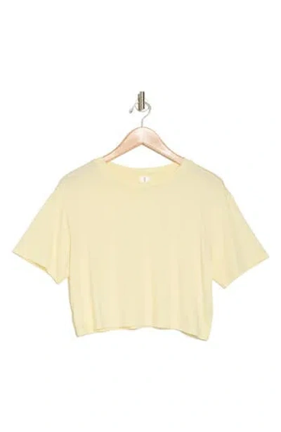 Abound Boxy Crop T-shirt In Yellow Clover