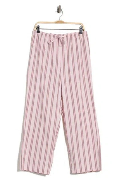 Abound Boyfriend Pajama Pants In Pink- Brown New Fun Stripe