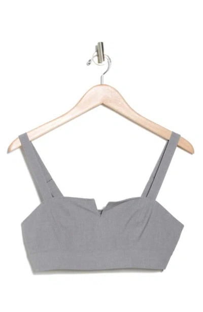 Abound Bralette Top In Grey Heather