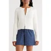 Abound Cable Knit Cardigan In White