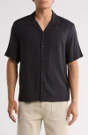 Abound Camp Shirt In Black