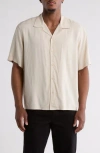 Abound Camp Shirt In Beige Birch