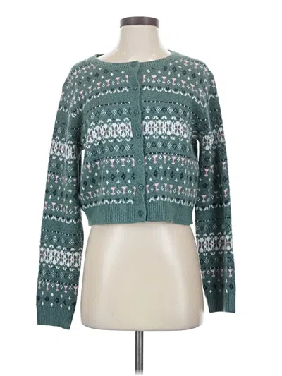 Pre-owned Abound Cardigan Sweater In Blue