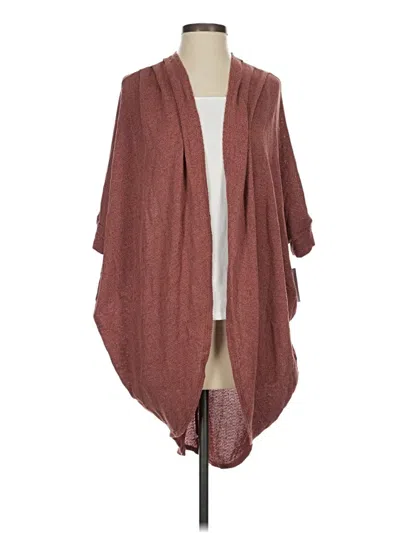 Pre-owned Abound Cardigan Sweater In Burgundy