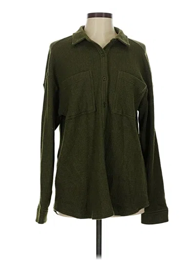 Pre-owned Abound Cardigan Sweater In Green