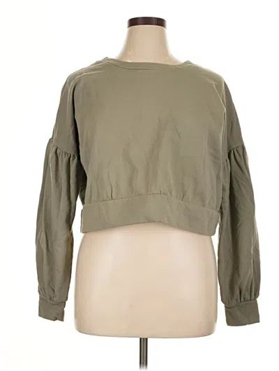 Pre-owned Abound Cardigan Sweater In Green