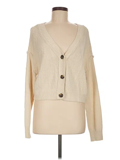 Pre-owned Abound Cardigan Sweater In Ivory