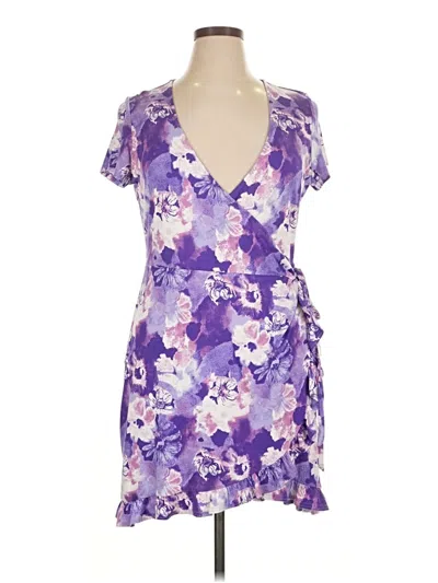 Pre-owned Abound Cardigan Sweater In Purple