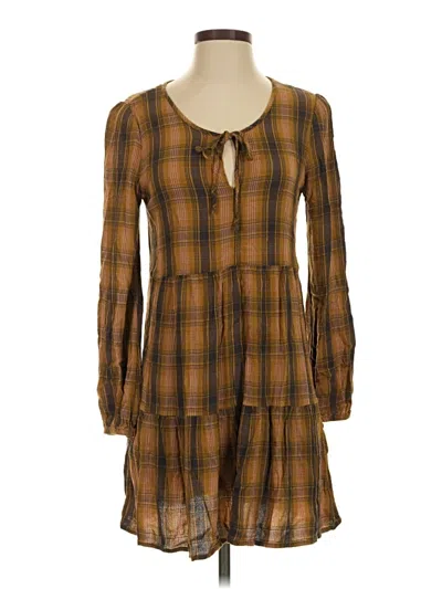 Pre-owned Abound Casual Dress In Brown