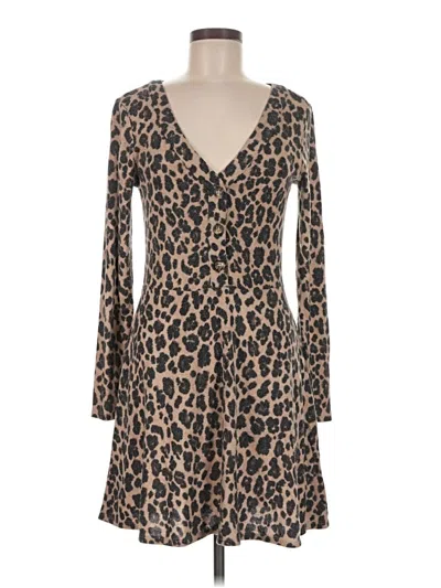 Pre-owned Abound Casual Dress In Brown