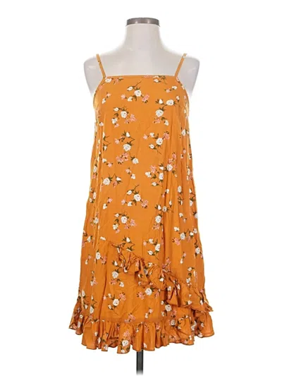 Pre-owned Abound Casual Dress In Orange