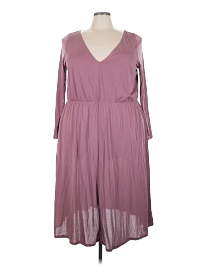 Pre-owned Abound Casual Dress In Purple