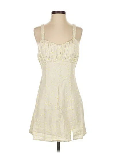 Pre-owned Abound Casual Dress In White