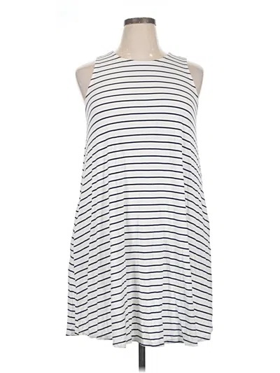 Pre-owned Abound Casual Dress In White