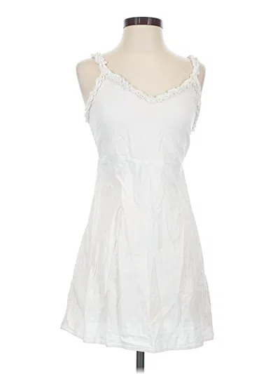 Pre-owned Abound Casual Dress In White