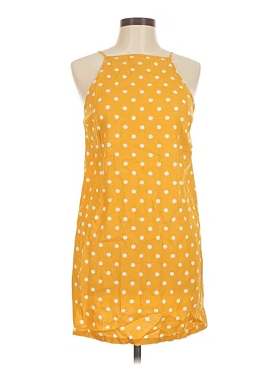 Pre-owned Abound Casual Dress In Yellow