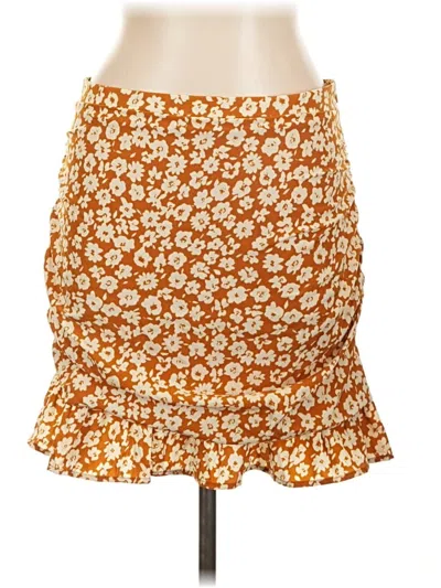 Pre-owned Abound Casual Skirt In Orange