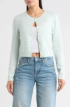 Abound Classic Crewneck Cardigan In Blue