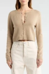 Abound Classic Crewneck Cardigan In Neutral