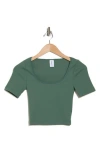Abound Compact Rib T-shirt In Green Tree
