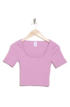 Abound Compact Rib T-shirt In Pink Gale