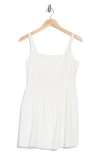 Abound Corset Seam Minidress In White Blanc
