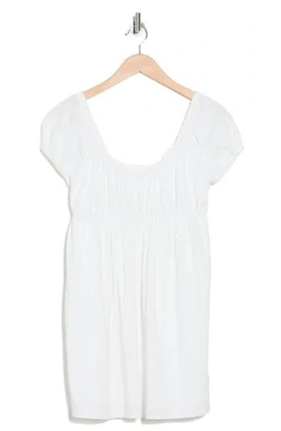 Abound Cotton Blend Dress In White Blanc