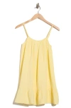 Abound Cotton Gauze Minidress In Yellow