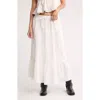 Abound Cotton Gauze Tiered Maxi Dress In White