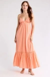Abound Cotton Maxi Dress In Orange