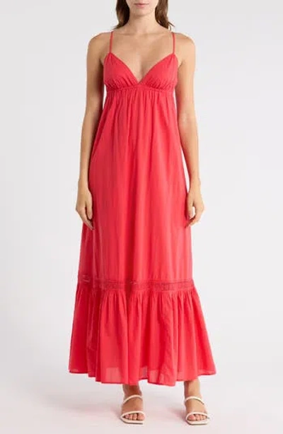 Abound Cotton Maxi Dress In Red