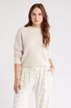 Abound Cozy Crew Pullover Sweater In Brown