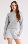 Abound Cozy Crew Pullover Sweater In Gray