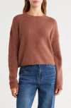 Abound Cozy Crew Pullover Sweater In Brown