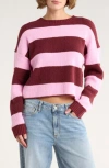 Abound Cozy Crew Pullover Sweater In Multi