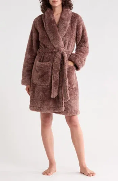 Abound Cozy Dorm Robe In Brown Taupe