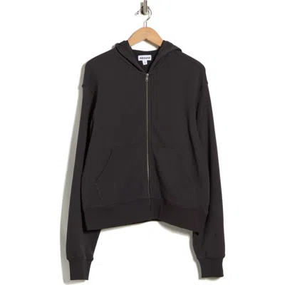 Abound Crop Full Zip Hoodie In Black