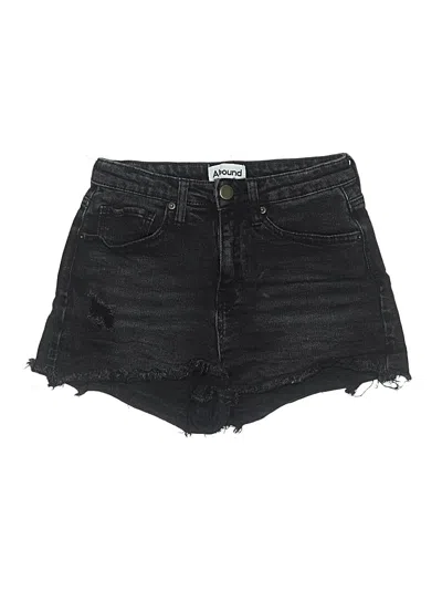 Pre-owned Abound Denim Shorts In Black