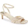 Abound Diana Kitten Heel Sandal In Gold Light Metallic
