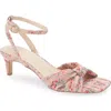 Abound Diana Kitten Heel Sandal In Pink Floral Multi