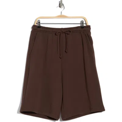 Abound Drawstring Waist Cotton Shorts In Brown